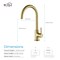 Kibi Lowa Single Handle Bar Sink Faucet KKF2001BG - alternate 7